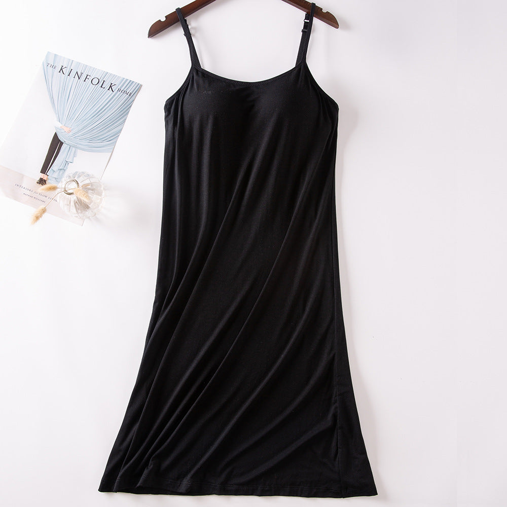 Women's Fashion Modal Padded Strap Nightdress