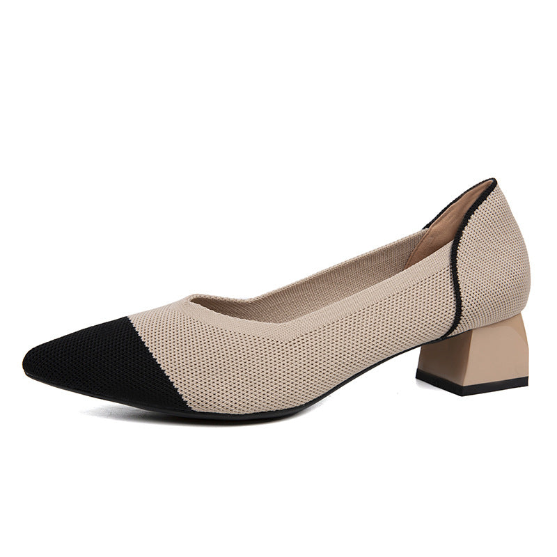 Flying Woven Women Pumps Simple