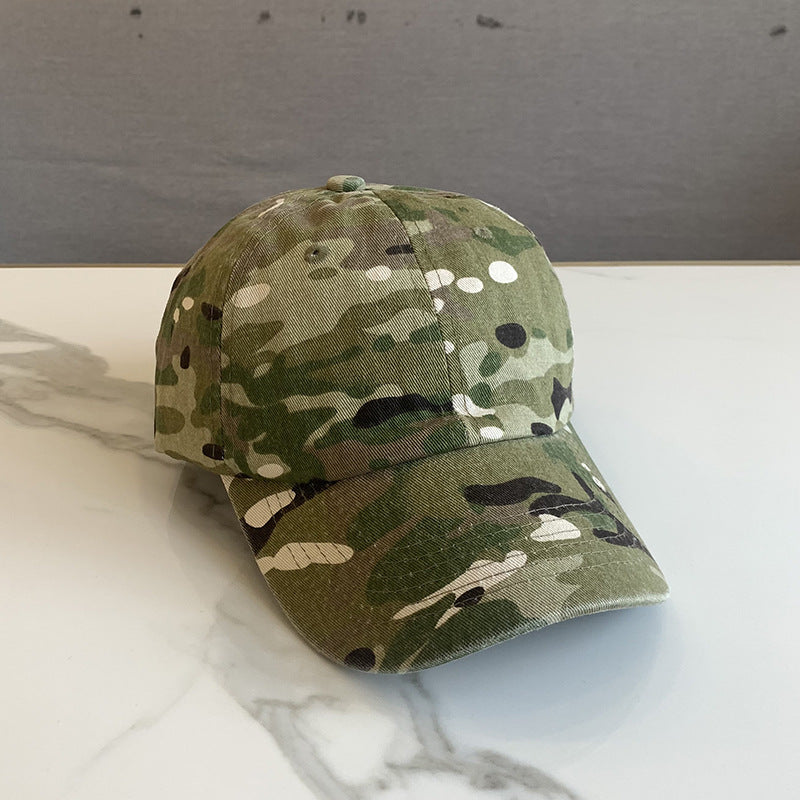 Camouflage Peaked Cap Cotton Versatile Casual