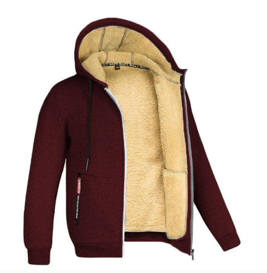 Trendy matchloose Coat Fleece-lined Thickened Sweater