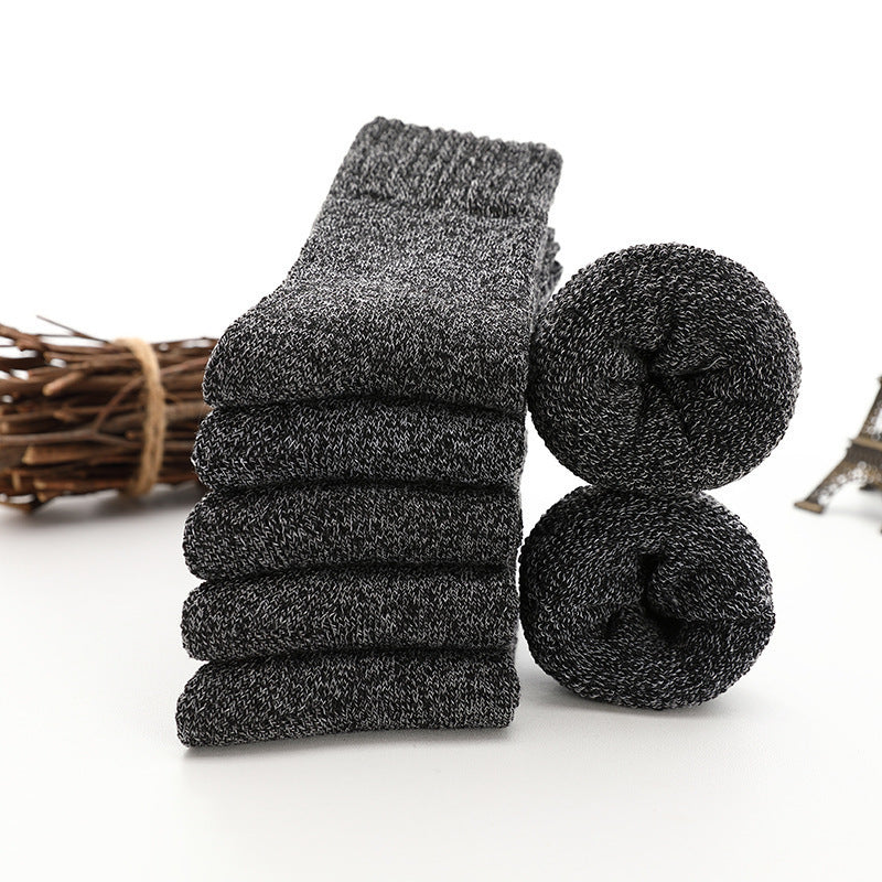 Tube Socks Thick Fleece-lined Warm Terry