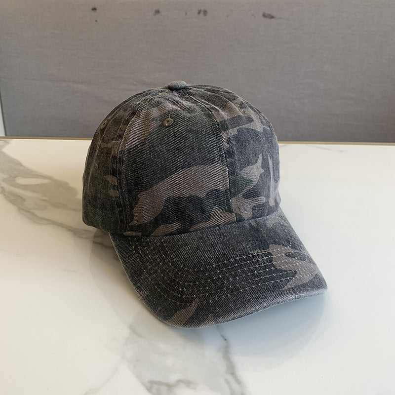 Camouflage Peaked Cap Cotton Versatile Casual