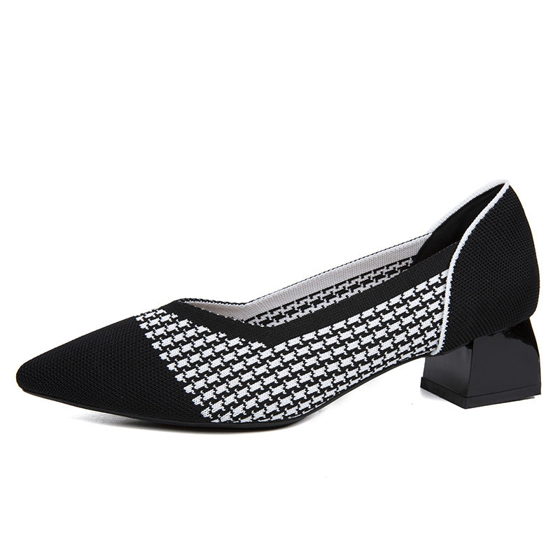 Flying Woven Women Pumps Simple