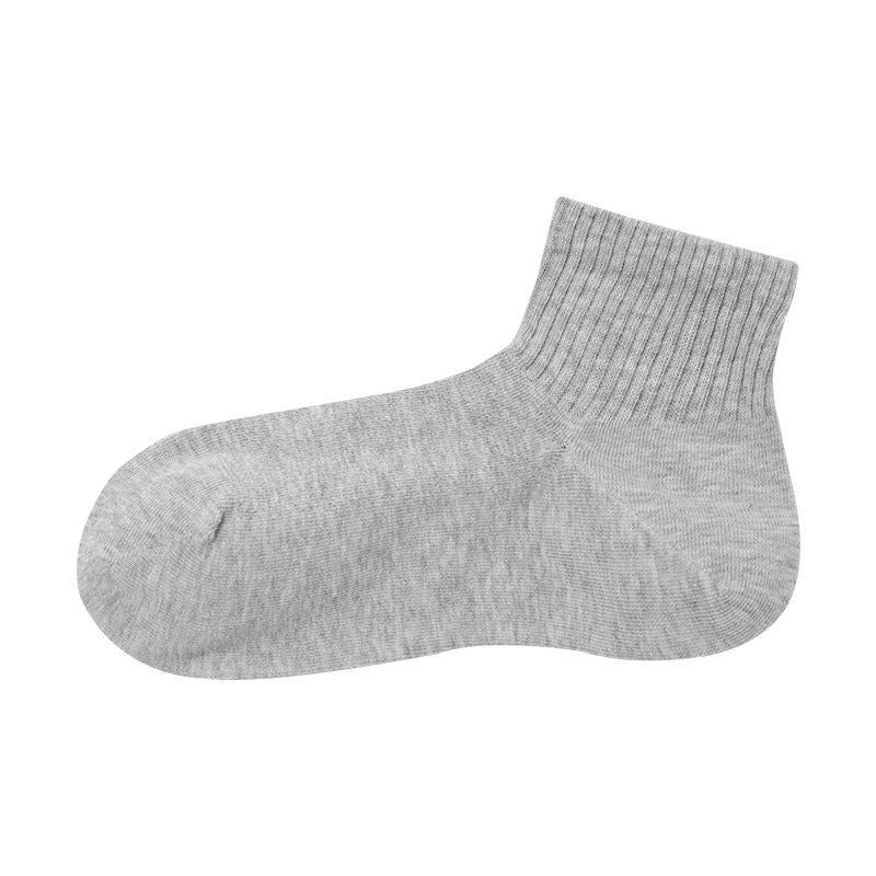Anti-Pilling Fluff Men's Right Angle Heel Mesh Low Waist Socks