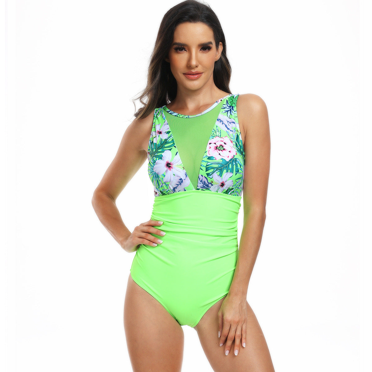 One-piece Swimsuit Women's Sports Swimsuit Lace