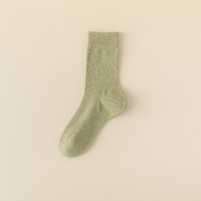 Socks Women's Mid Tube Stockings Silicone Anti-heel