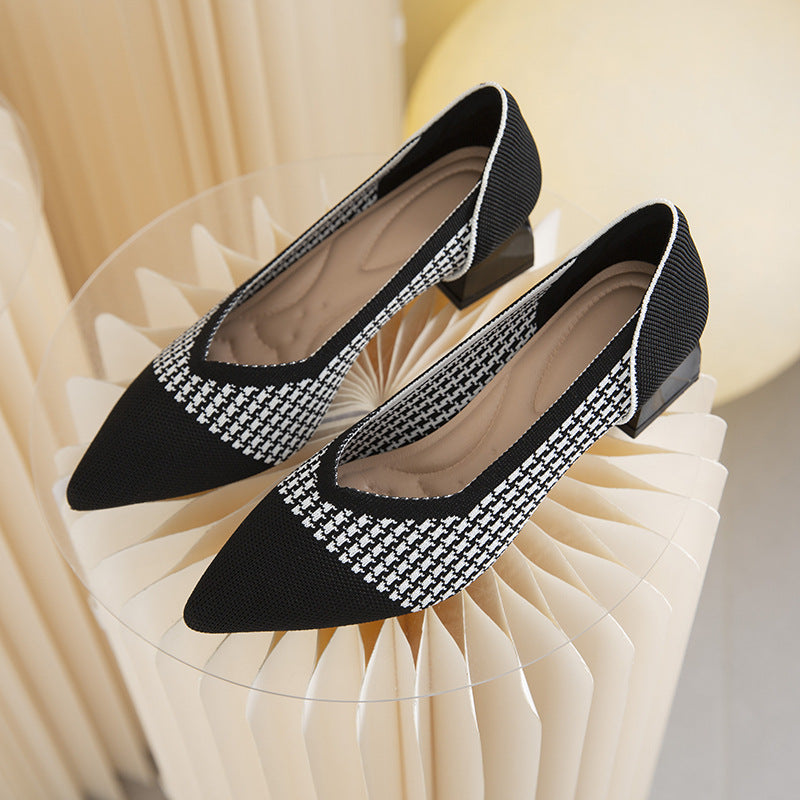 Flying Woven Women Pumps Simple