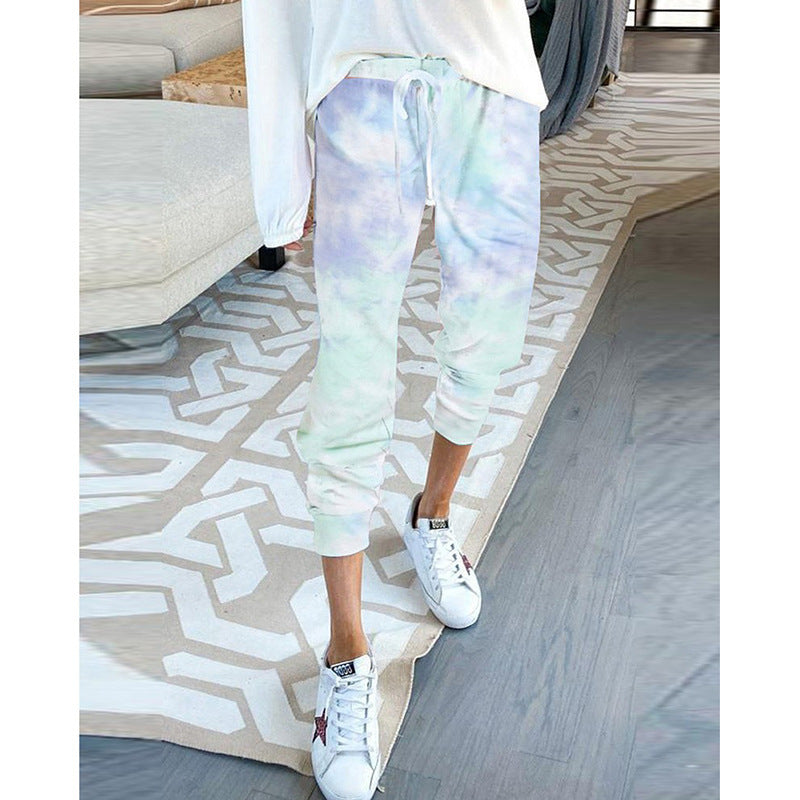 Loose Printed Home Pants Casual Pants