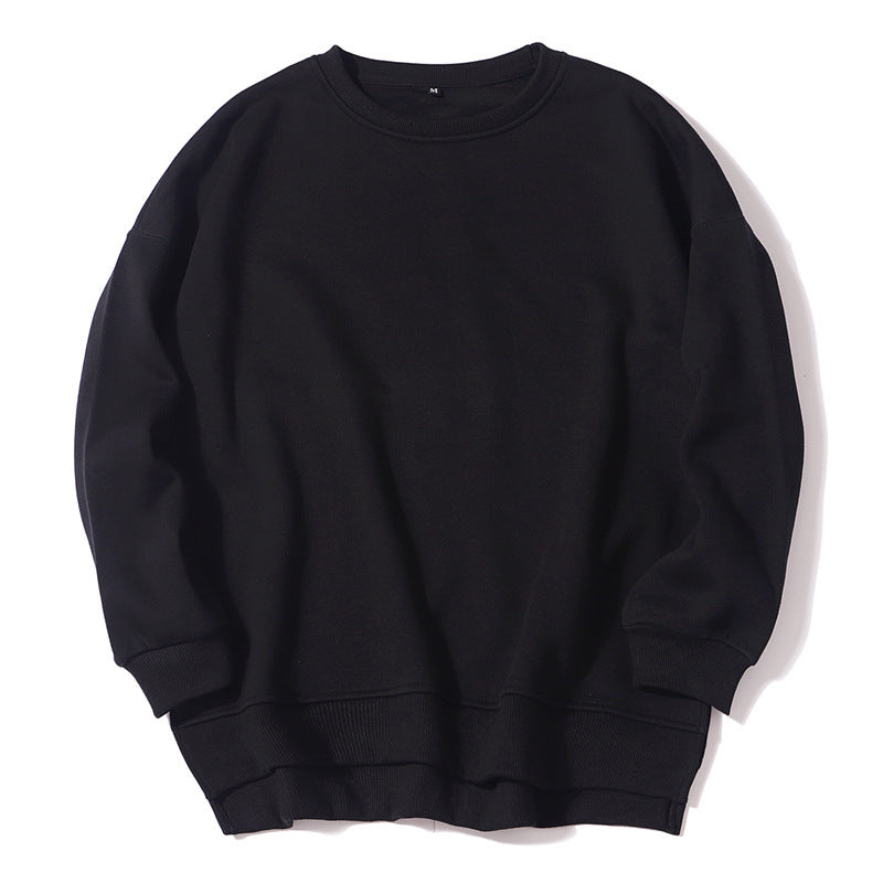 Heavy Dopamine Velvet Padded Loose Round Neck Couple Sweater