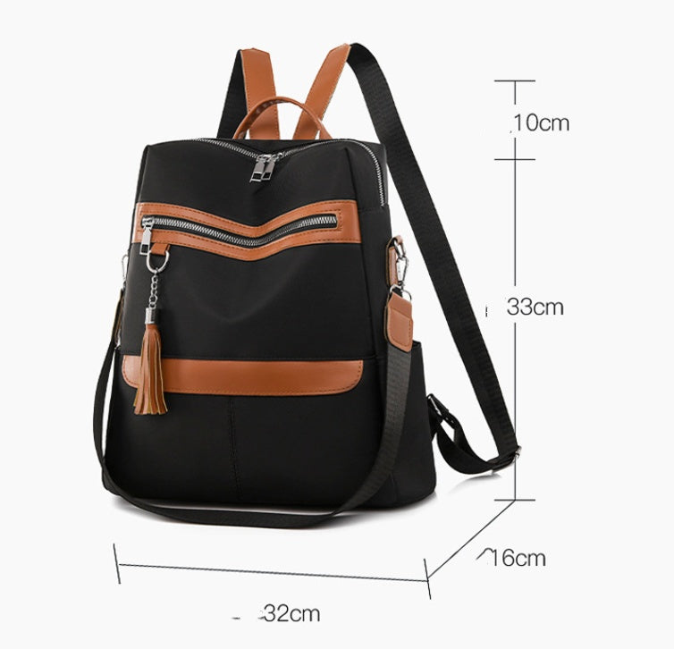 Fashionable Large Capacity Oxford Cloth Wear-resistant Women's Casual Backpack