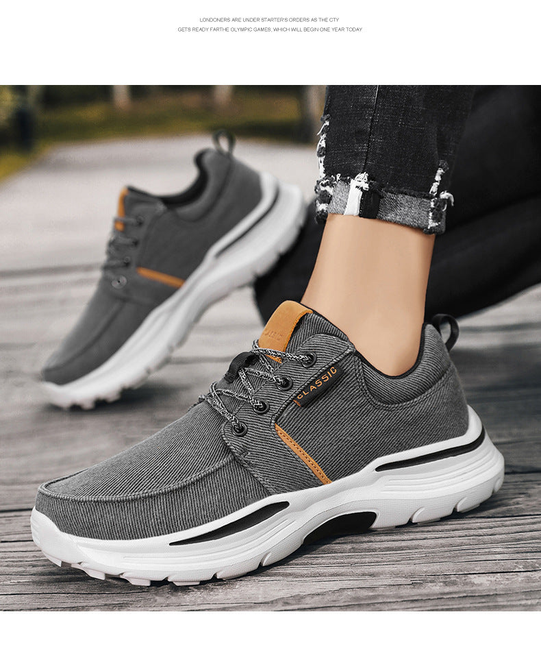 Large Size Canvas Outdoor Sports Walking Shoes