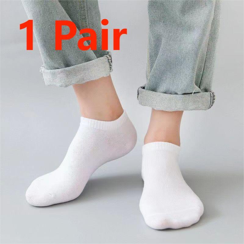 Men's Odor Resistant Low Cut Shallow Mouthed Invisible Boat Socks