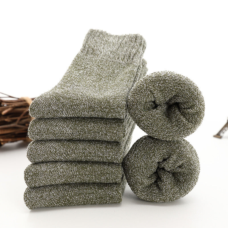 Men's Padded And Thickened Warm Terry Socks