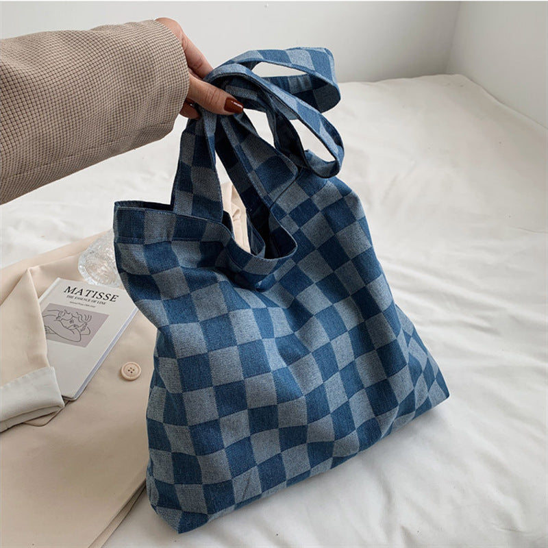 Women's Fashion Casual Checkerboard Shoulder Bag