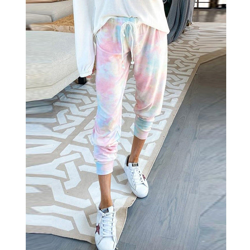 Loose Printed Home Pants Casual Pants