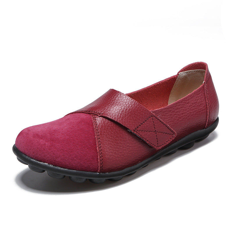 Women Loafers Patchwork Soft Sole Flat Shoes