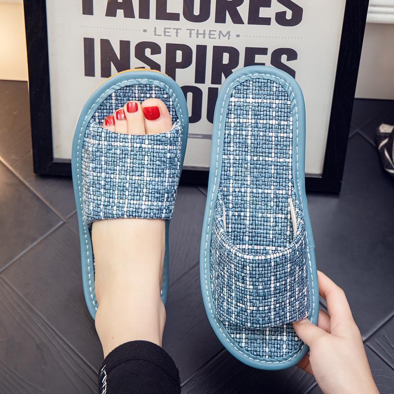 Men's And Women's Non-slip Home Floor Cotton Slippers