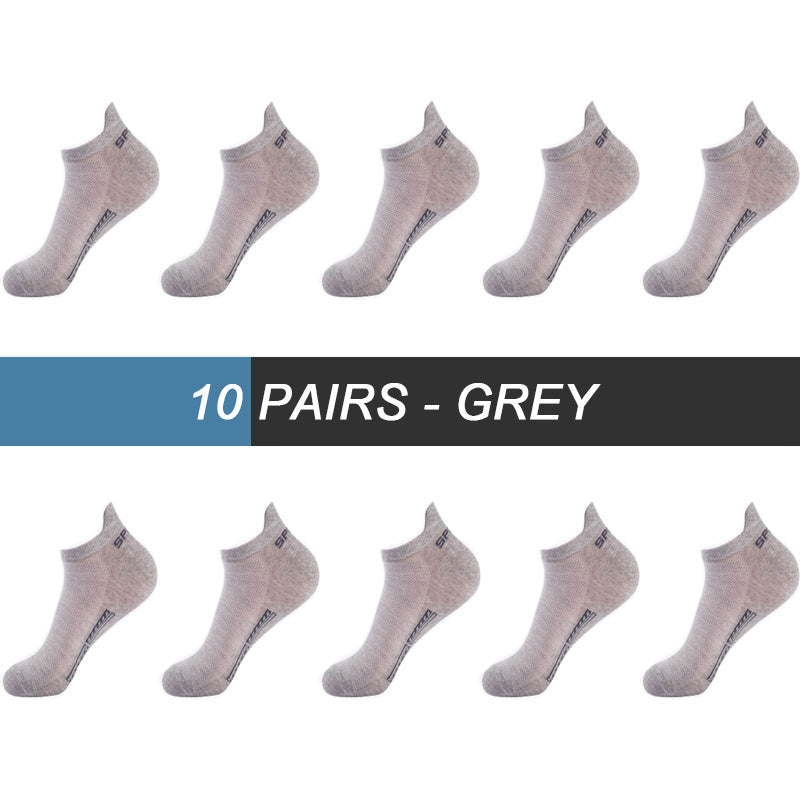 Men's Mesh Breathable Low-top Socks