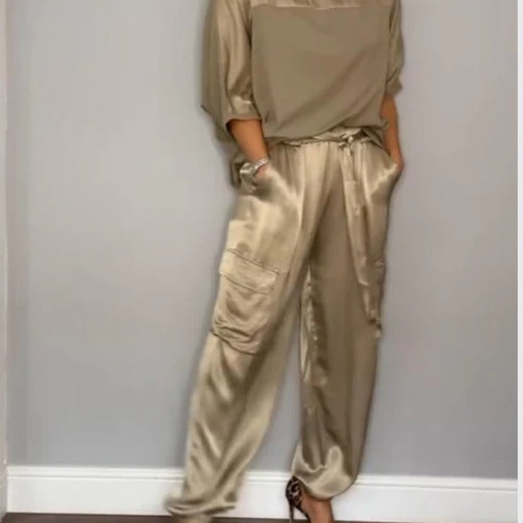 Women's Fashion Casual Trousers Suit