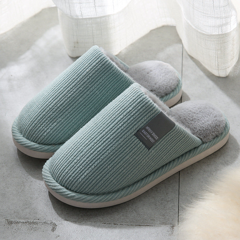 Men's Fashion Personalized Cotton Slippers Winter Indoor