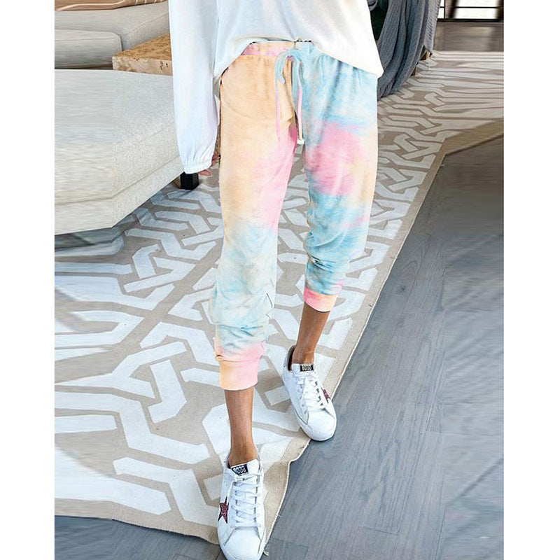 Loose Printed Home Pants Casual Pants