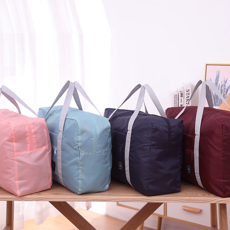 Foldable Travel Duffel Bag Women Home Sort Out Quilt Blanket Bag