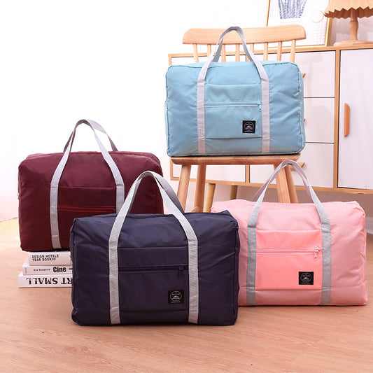 Foldable Travel Duffel Bag Women Home Sort Out Quilt Blanket Bag