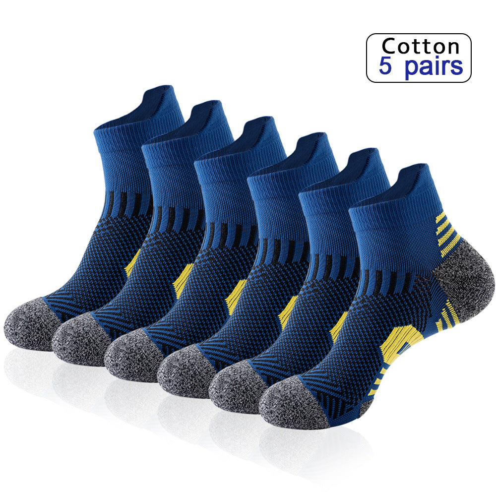 Men's Thick Towel Bottom Breathable Sports Socks