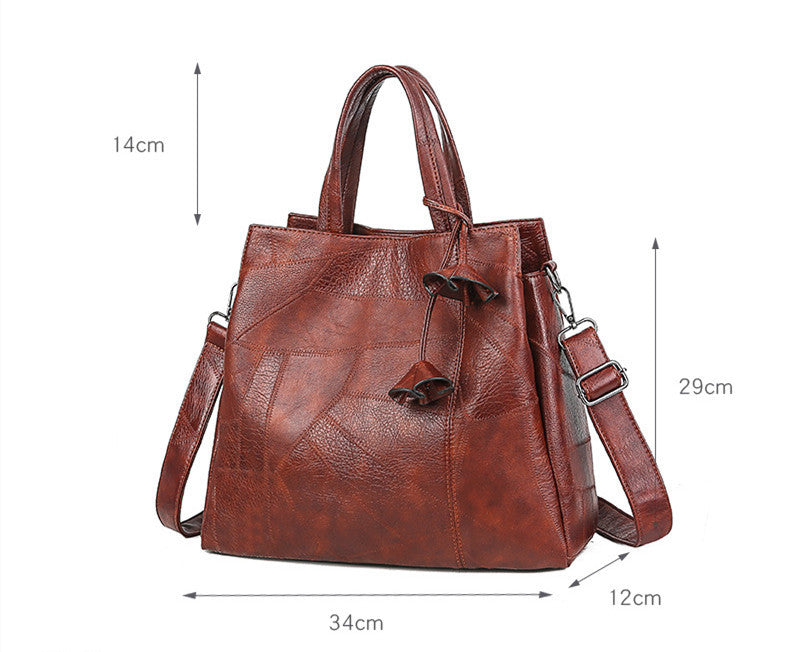 Embroidered Thread One-shoulder Diagonal Bag Casual BAG Women's Bag