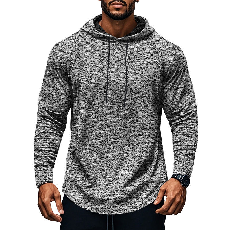 Men's Plus Size Loose Long-sleeved Hooded Sweater