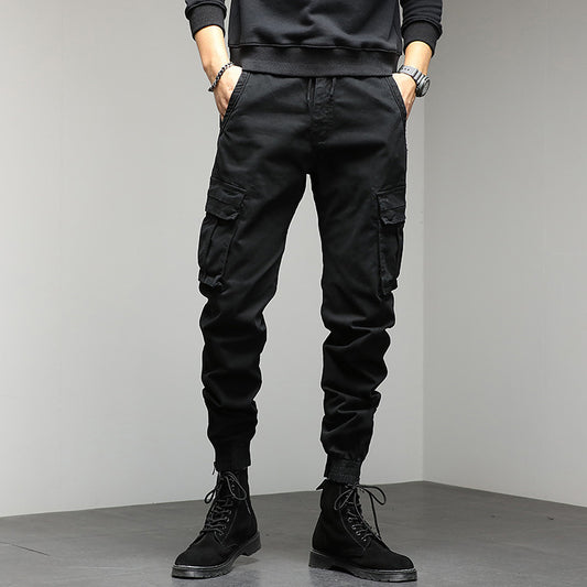 Loose Cargo Pants Men's Corset Casual Long Pants Outdoor Military Style Sports Pants