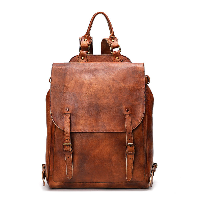 Fashion Leather Casual Business Men's Backpack