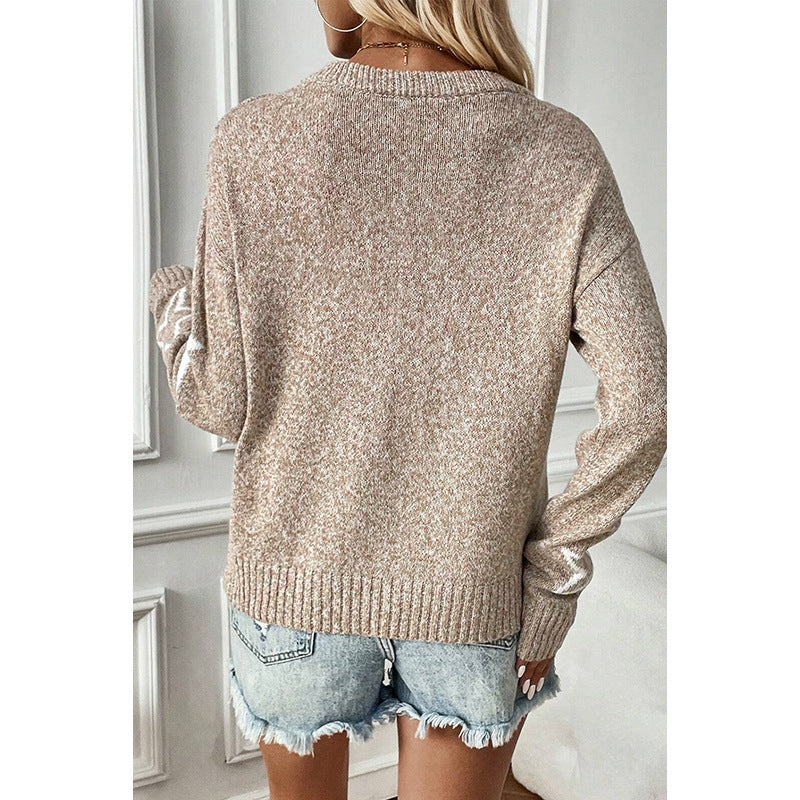 Winter New XINGX Pattern Pullover Sweater For Women