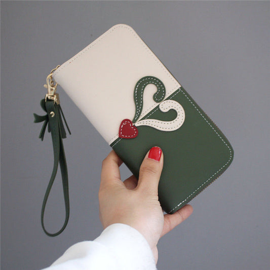 New Fashion Sweet Purse Female Long Love