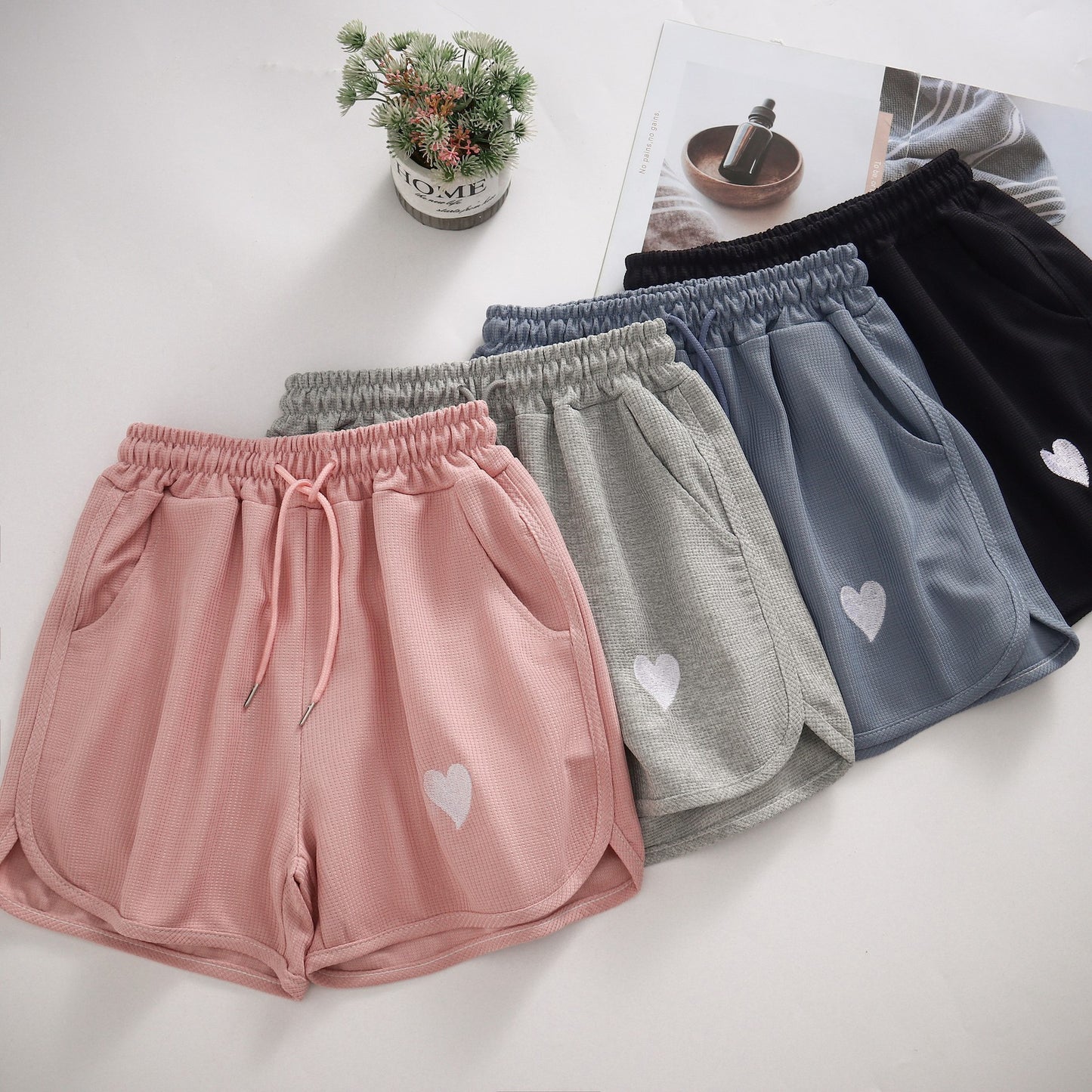 Women's comfort tiny heart Shorts