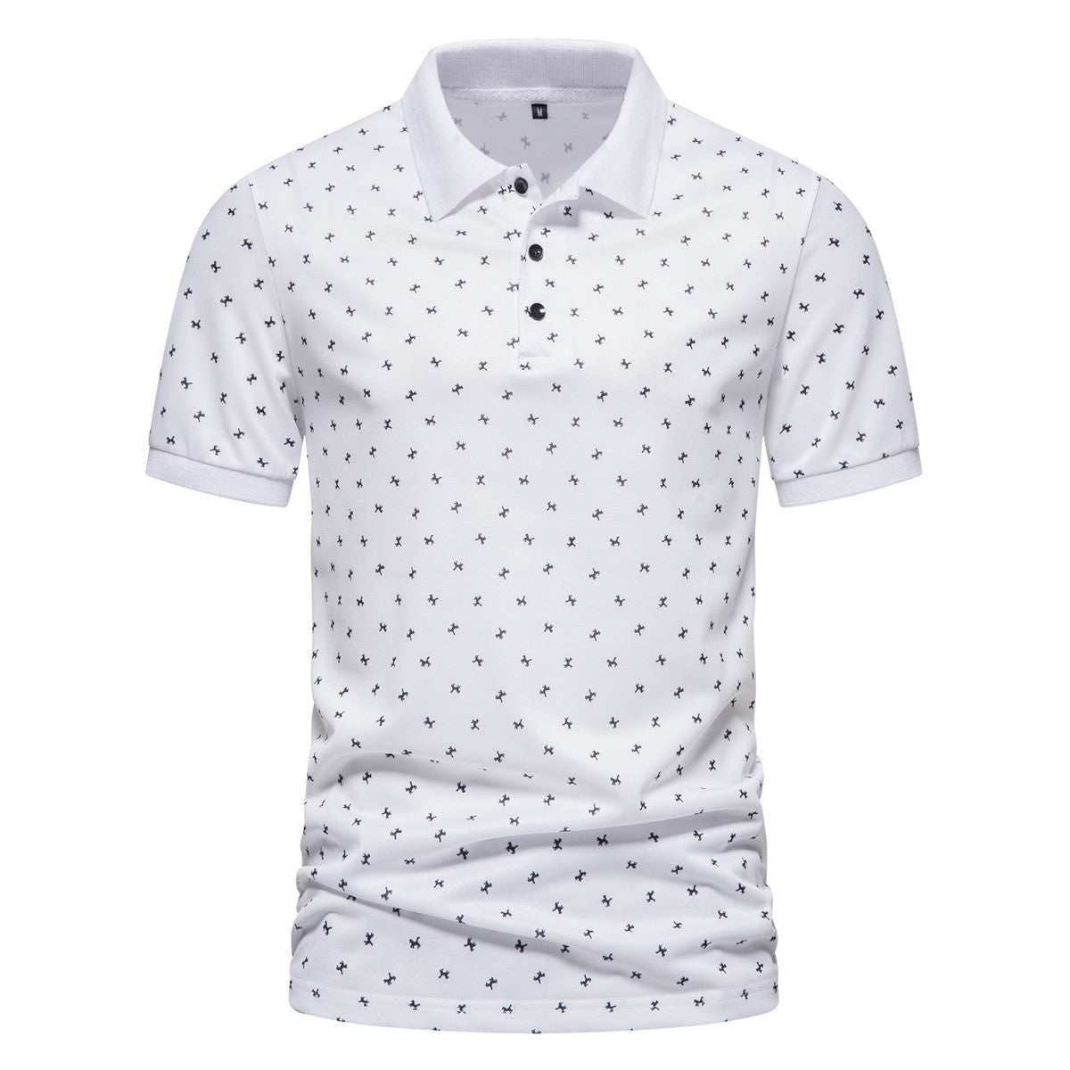 Men's Fashion Simple Lapel Short Sleeve