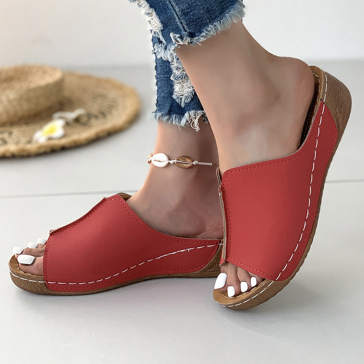 Summer Wedge Women's Casual Fashion Simple Platform