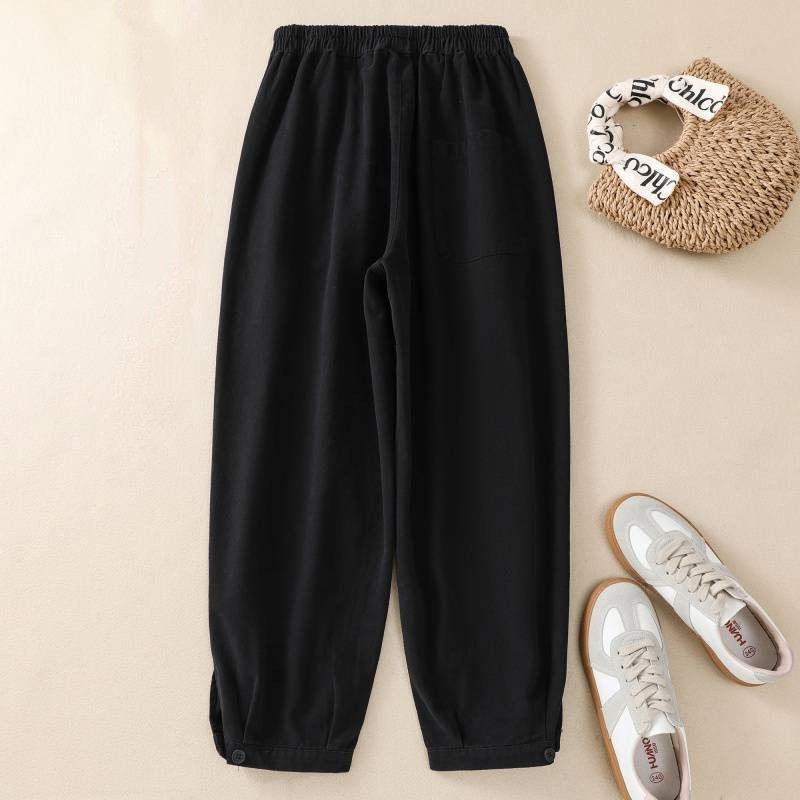Autumn And Winter Large Size Wide Leg Pants Slimming