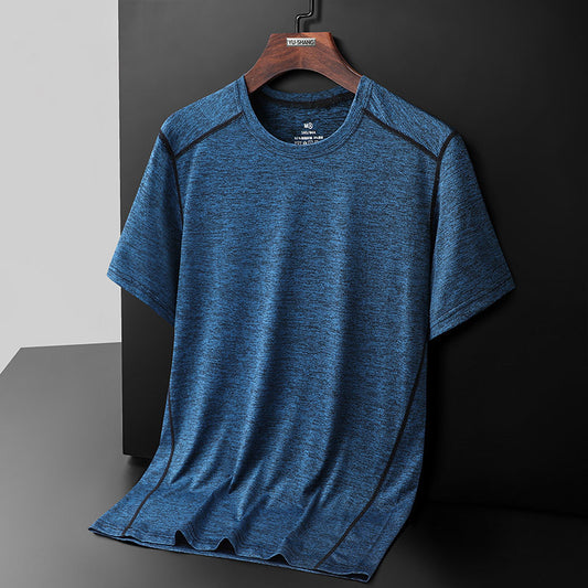 Men's Summer Ice Silk Short Sleeve T-shirt