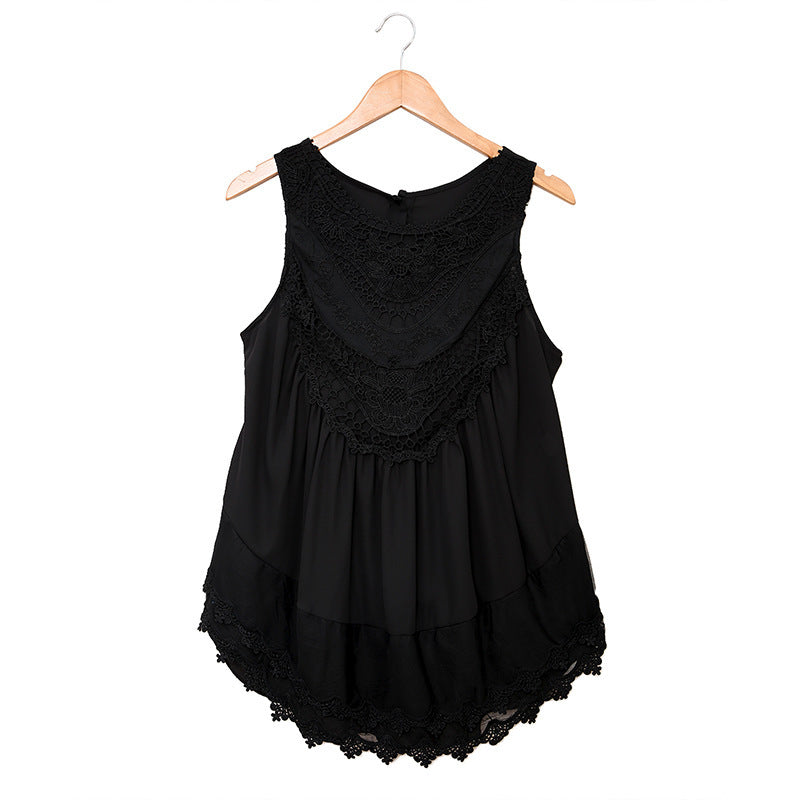 New Sleeveless Lace Top For Women