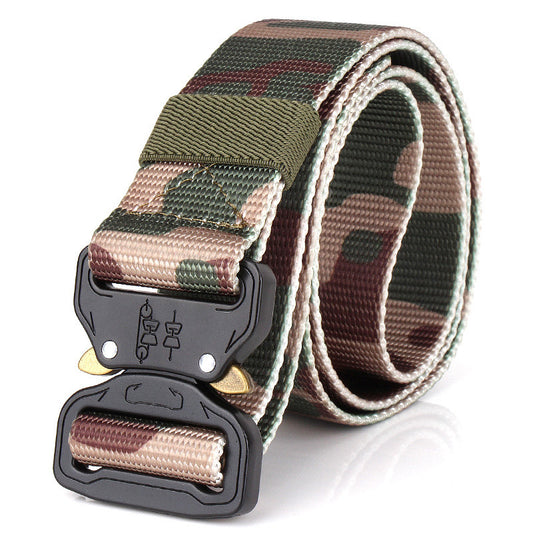 Outdoor Tactics Camouflage Belt Multifunctional Nylon Tooling Outer Belt Belt Outdoor Training Belt 38cm