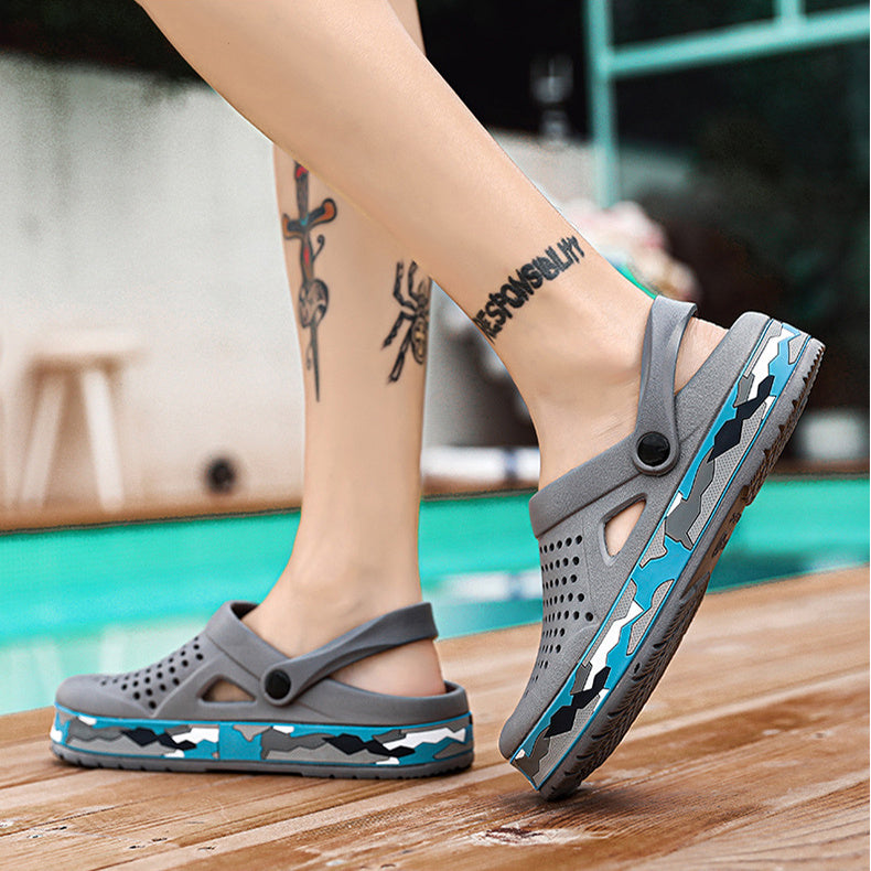 Summer Sandals With Baotou Non-Slip Slippers Thick-Soled Crocks