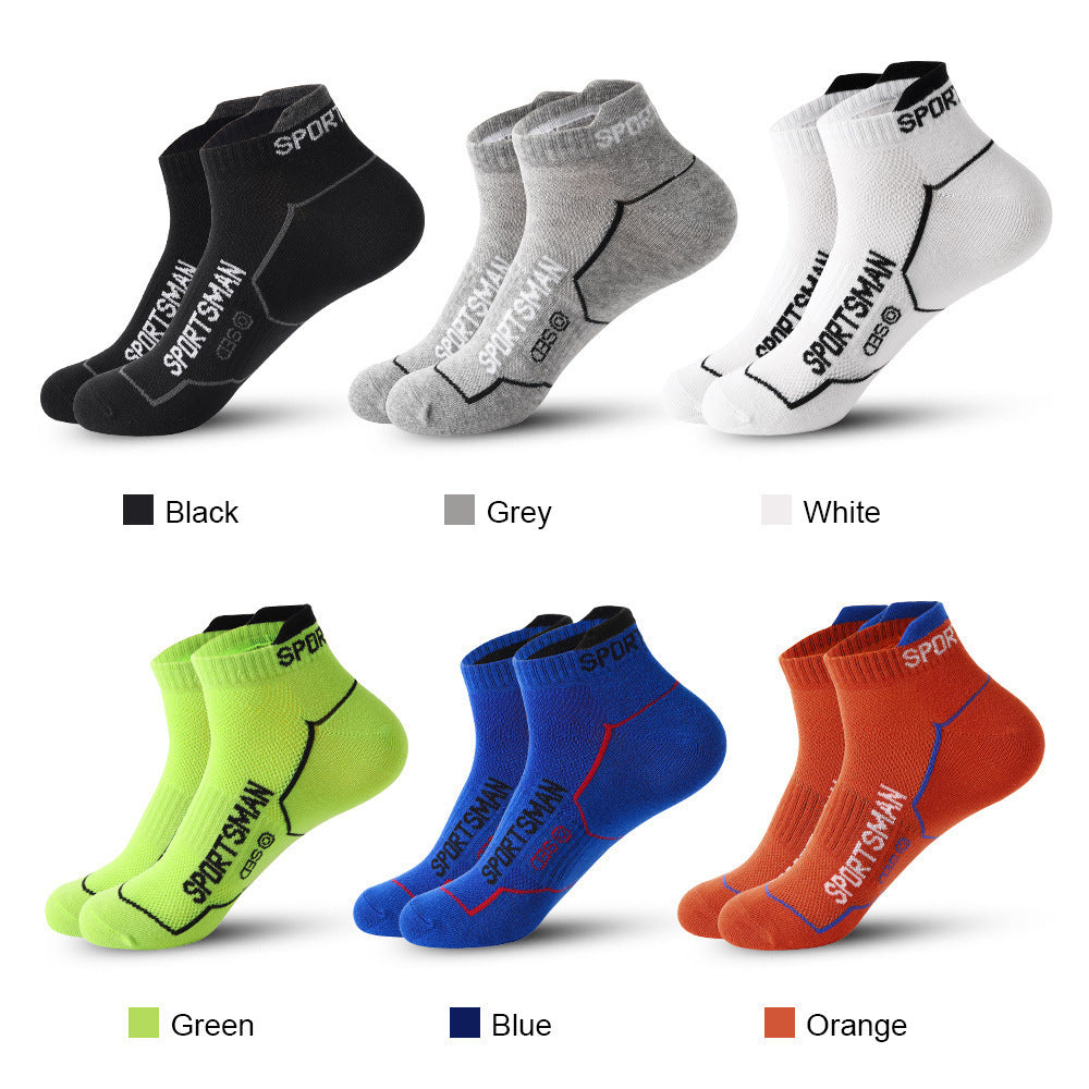 Socks Male Socks Summer Thin Solid Color Letter Mesh Breathable