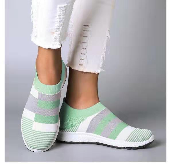 Women's Sneakers Women Vulcanized Shoes Woman Causal Fashion Knitted Sock Shoes Ladies Slip On Comfort FemaleLoafers