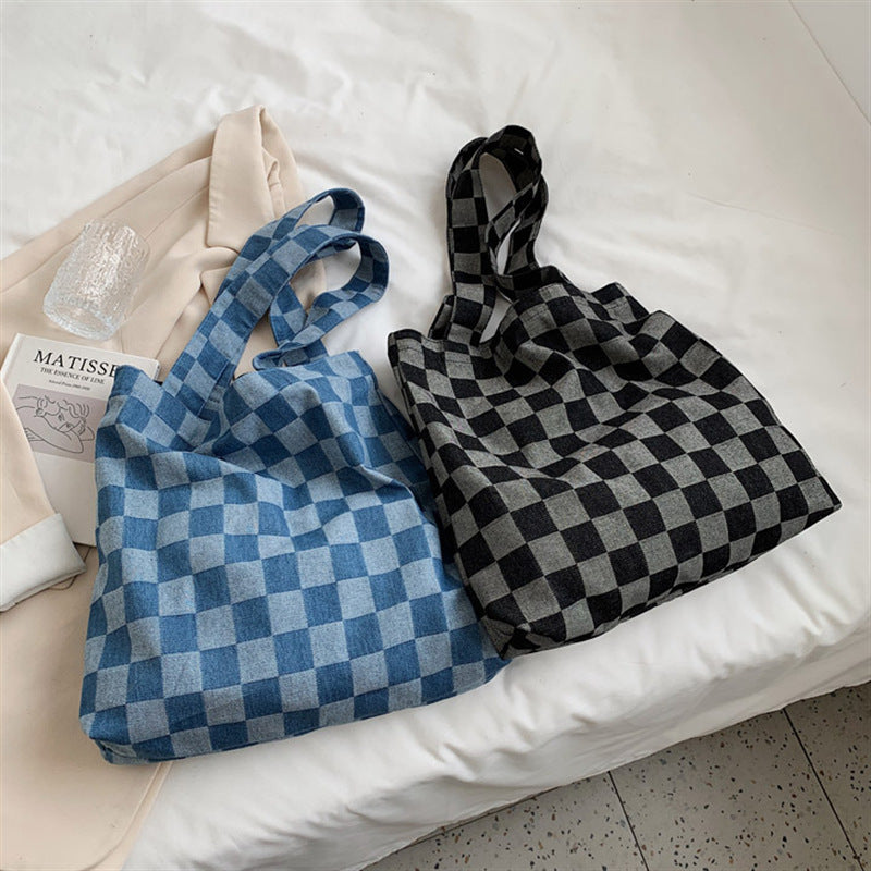 Women's Fashion Casual Checkerboard Shoulder Bag