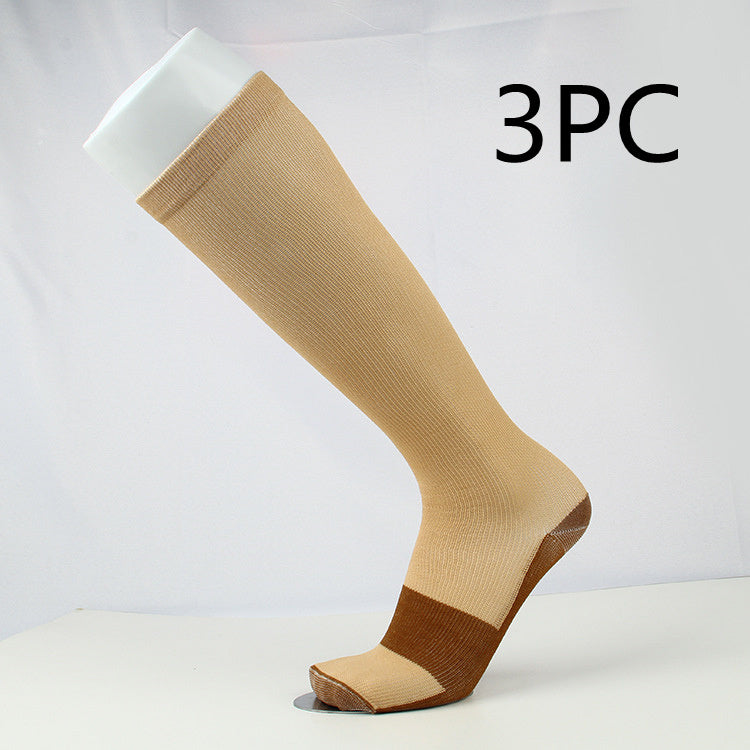 Copper Fiber Long Tube Compression Socks