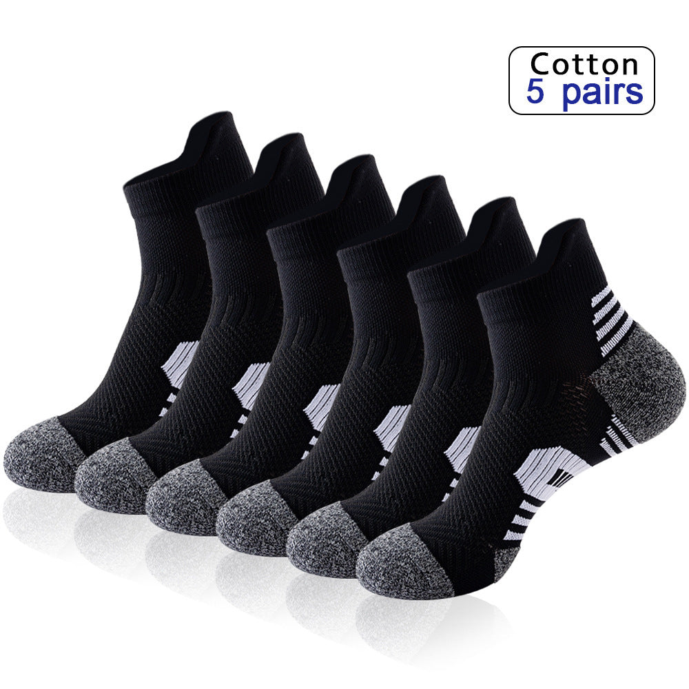 Men's Thick Towel Bottom Breathable Sports Socks