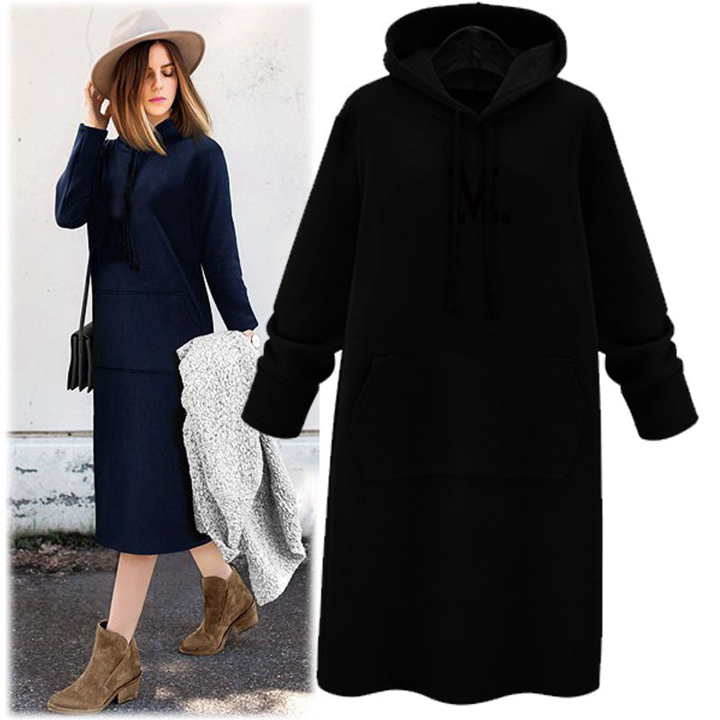 Mid-length Sweater Coat Skirt Blank Sparkling Style