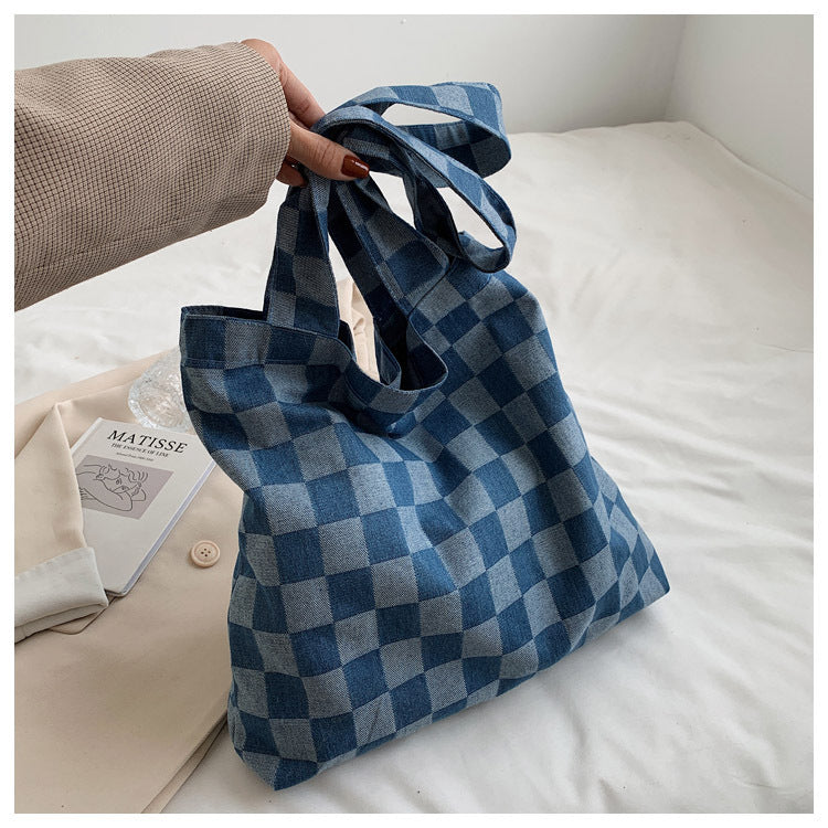 Women's Fashion Casual Checkerboard Shoulder Bag