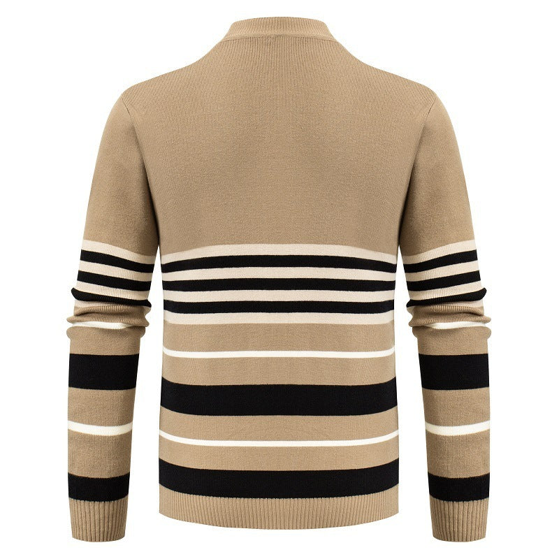 Men's Knit Cardigan Fashion Jacket Knitwear Outer Sweater Men